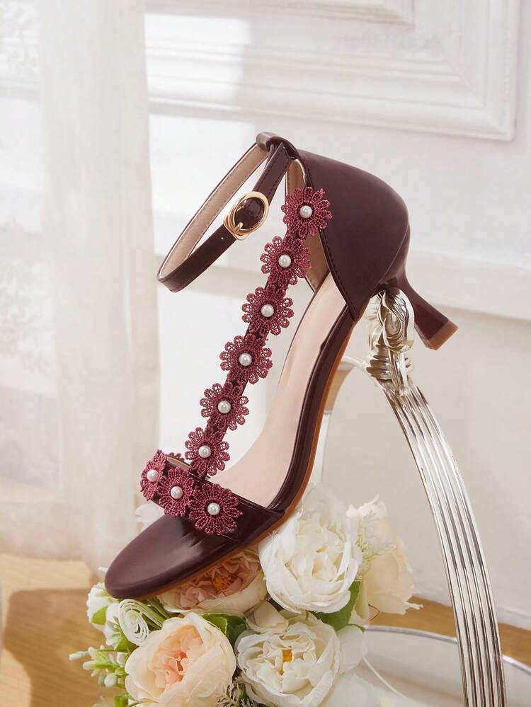 CUCCOO HITCHD Wedding Party Simple And Generous Fashion Versatile Casual Workplace Commuter Women High Heels Sandals Summer Shoes Wedding Shoes Bride Shoes