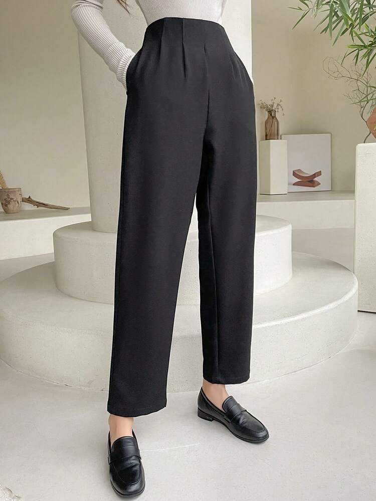 Women's Loose Solid Color Casual Pants