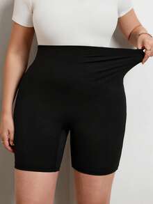 Comfylo 大码女式休闲黑色高弹力收腹紧身短裤，提臀塑形曲线打底裤，秋冬大码高腰弹力中长裤，大码骑行短裤，弹力骑行短裤，女士瑜伽短裤，大码短裤，高腰弹力短裤，机场服装，家居服黑色短裤，女士慢跑裤，音乐节服装，休闲度假服装，音乐节服装，乡村音乐节服装，休闲度假服装，实用口袋，女士夏季服装，女士沙滩装，夏季度假服装，度假服装，孕妇骑行短裤，塑形短裤，女士弹力短裤，高腰短裤，黑色氨纶短裤，亲肤短裤，女士收腹短裤，女士高腰短裤，女士夏季跑步短裤，大码女式短裤，大码女士紧身短裤，女士高弹力短裤 - 黑色 - 查看 7