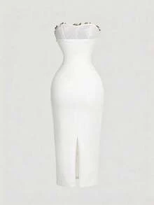 Women Midi Dresses - Rosa - View 3