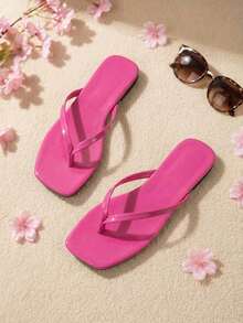 Set 750 Flat Crow's Foot Sandals Square Tip - fiusha - View 3