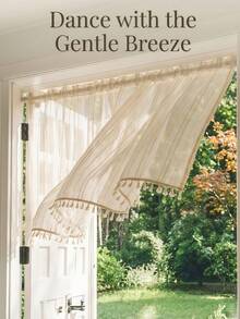Cirelle Japanese-Style Cotton Household Double-Sided Curtain Partition For Doors - multicolor - View 4