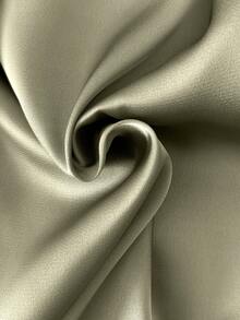 大码女士纯色缎面褶皱复古腰部打褶可调节宽肩带无袖A字开衩长裙，优雅法式复古简约风格，适合办公室、通勤、商务、休闲、海滩、派对、春夏等场合。女士奢华连衣裙，正式礼服，缎面鼠尾草绿连衣裙，优雅经典鼠尾草绿伴娘礼服。 - 綠色 - 查看 8