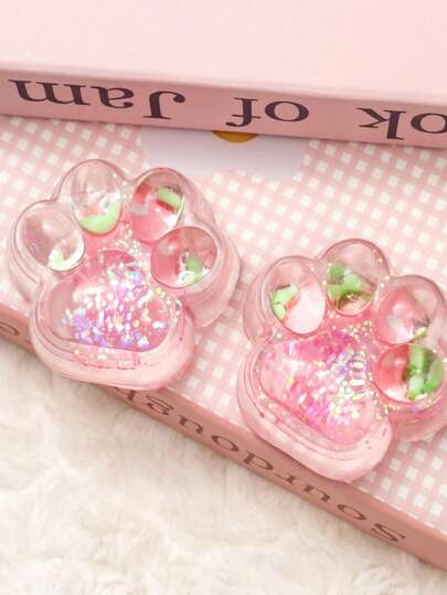 POKOJA LAND 草莓填充猫爪减压球玩具，感官玩具，草莓软绵绵玩具，触感如果冻般柔软，漂亮可爱，送给女孩的绝佳礼物，母亲节、复活节、儿童节和派对的完美礼物。