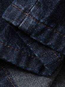 DAZY Bộ đồ thường ngày mùa hè dành cho nữ: áo cardigan không tay cổ chữ V và quần jeans ống rộng. - Rửa tối - Xem 9