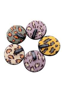 5/10/15/20pcs Sent Randomly Reusable Makeup Remover Pads, Random Colors, Double-Sided Washable Makeup Removal Cloth, Circular Design For Face & Skin Care, Fluffy Sponge Cleanse Heavy Makeup And Facial Bedding, Suitable For All Skin Types - Multicolor - View 2