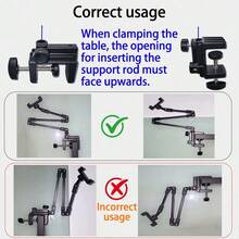 WOWSSYO Foldable Phone & Tablet Stand, Adjustable Carbon Steel Arm With 360° Rotating Base, Easy Storage, Suitable For Desk And Bed - Multicolor - View 6