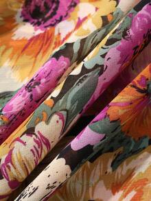 Livesso Đầm maxi hai dây họa tiết hoa mùa hè dành cho nữ, kiểu dáng nghỉ mát, thích hợp mặc đi biển. - Nhiều màu - Xem 7