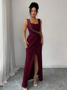 Women Midi Dresses - 波爾多 - 查看 3