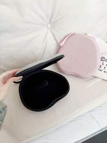 SHEIN 1 Estuche de transporte a prueba de golpes de EVA para auriculares Max, de unicolor con cierre de cremallera, funda protectora con cubierta para almohadillas para el hogar y la oficina, artículo de moda - Multicolor - Ver 6