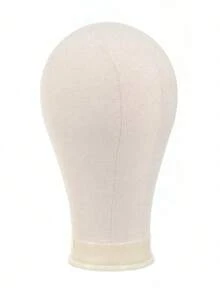 SHEIN 22英寸假发头模，帆布材质，带安装孔，适用于假发制作、造型和展示，头部轮廓更逼真，配有假发支架。 - 彩色 - 查看 10