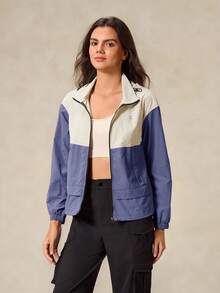 OutZeal Women Outdoor Jacket Hiking Camping Water-Resistant Lightweight Hood Windbreaker Outdoor Tops Spring Fall - Multicolor - View 8