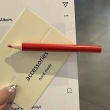 Joivida 1个彩虹铅笔发夹，少女风，鸭嘴夹，学生刘海夹，带书写功能的个性化发夹，发饰 - 多色 - 查看 7