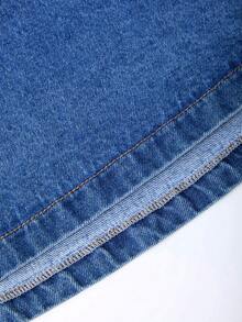 GlowEve Women's Casual Versatile Date & Travel Denim Dress - Blue - View 6