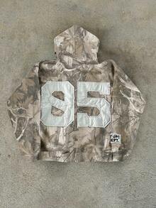 INAWLY Y2K Streetwear Camouflage Zip-Up Sweatshirt, Vintage Leaf Camo, Streetwear Sweatshirt, Retro American Street Dance Hooded Casual Camo Zip-Up Sweatshirt, Casual Leaf Camo Zip-Up Sweatshirt Jacket, Harajuku Style, Zip-Up Sweatshirt, American Gothic Rock, Street, Casual, Versatile Use - Multicolor - View 4