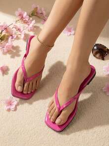 Set 750 Flat Crow's Foot Sandals Square Tip - fiusha - View 2