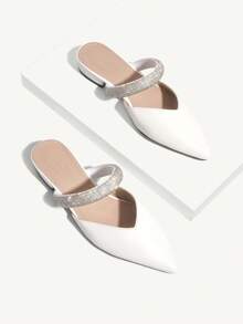 CUCCOO CHICEST Casual All-Match Flat Shoes Suitable For Daily Outfits For Summer Vacation Shoes Summer Summer Shoes Summer Break Easter For Christmas Elegant Shoes Wedding Shoes Summer Shoes Bride Shoes - White - View 5