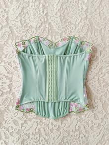 Soleia Áo quây nữ thời trang kiểu Pháp lãng mạn thêu họa tiết - Nhiều màu - Xem 2