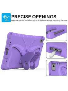 Ốp lưng máy tính bảng EVA hình bướm màu tím nhạt, có chức năng như một giá đỡ. - Màu Lilac Tím - Xem 3