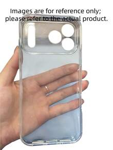 Étui souple transparent scintillant et pailleté - Coque de luxe brillante avec protection de l'appareil photo pour 17 Pro Max, 16, 15, 14, 13 Pro Max, Plus - Transparent - Voir 3