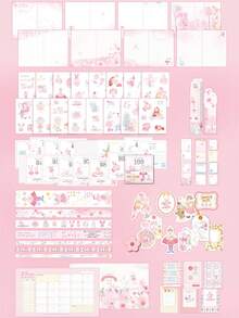 Fairy Tale Series Girl Heart Handbook Gift Box Set Cute Ins Style Student Notebook Handbook Gift Box, Decorative Paper - color - View 9