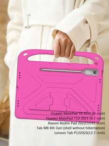 一款耐用、防摔的EVA平板电脑保护套，带支架。 - 玫紅色 - 查看 2