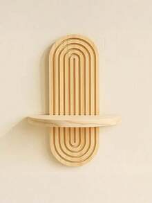 1/2 Chiếc Kệ Treo Tường Bằng Gỗ Hiện Đại Kiểu Vòm Tối Giản, Kệ Để Cây Hình Học, Giá Để Nến, Kệ Trưng Bày Vật Dụng Nhỏ, Kệ Trang Trí Phòng Ngủ, Phòng Khách, Nhà Bếp, Quà Tặng Tân Gia, Kệ Lưu Trữ - Nhiều màu - Xem 4