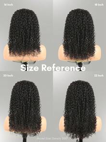 QUICK WEAR Pixie Curly Half Wig Human Hair 3 In 1 Seamless Flip Over Half Wigs Human Hair Glueless Wigs With Front Pixie Curly Hair Natural Black Wear And Go Beginner Friendly Human Hair Drawstring Headband Wig For Women - Natural Black - View 5