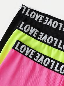 SHEIN Compra 1 y llévate 2 Conjunto deportivo de moda con diseño cruzado para niña preadolescente - Multicolor - Ver 7