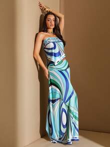 Silquee This Brightly Colored Bohemian-Style Printed Vest Is The Perfect Choice For A Summer Vacation. It's Suitable For Parties, Dates, Picnics, Or Any Other Occasion. This Casual Vacation Vest Is Especially Suitable For Beach Vacations, Seaside Trips, And Beach Dates. (Women's Summer Clothing, Summer Vacation Clothing, Summer Vests, Women's Casual Wear) - Blue - View 8
