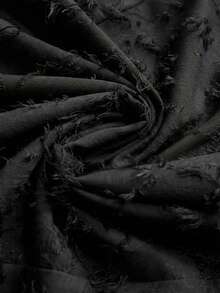Aveloria Modichic New Arrival Elegant Commuter Style Cutout Decor Extra Long Flared Dress, Special Fabric - Black - View 7