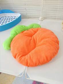 Carrot Shape Guinea Pig Bed, Small Pet Cave Bed, Warm Cozy Rabbit Hideout, Soft Plush Hedgehog Hamster Squirrel Nest House, Indoor Cage Sleeping Mat Accessory - Multicolor - View 8