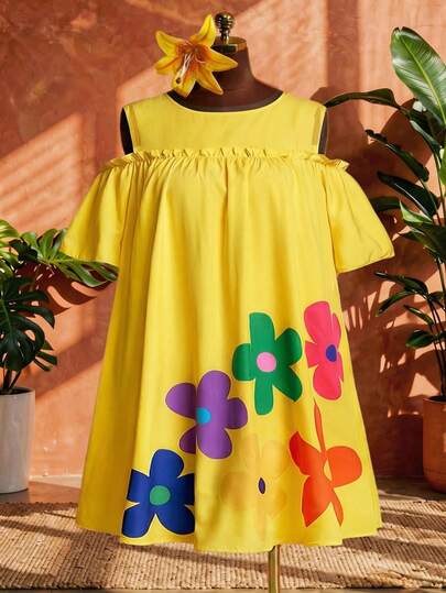 SHEIN CURVE+ Curve Size US22音乐节、海滨度假、波西米亚风连衣裙