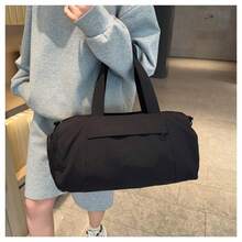 男女通用休闲运动包，单肩斜挎包，手提包，适合学校、大学、健身、瑜伽、普拉提、周末旅行、过夜旅行等场合。 - 多色 - 查看 9