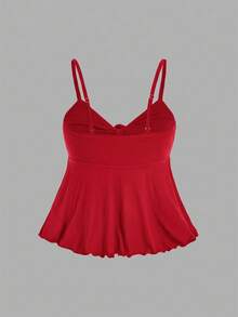MOD Camisola de mujer con cordones de unicolor, multipaquete, estilo bohemio, adecuada para ropa de playa, atuendo de vaquera occidental, blusas casuales, fiesta rave, festival de música country - Rosa 2 - Ver 8