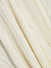 SHEIN ICON Plus Size Y2K Style Hollow Out Asymmetrical Hem Babydoll Halter Neck Knit Camisole - Apricot - View 9