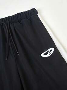 Tween Girls' Classic Casual Black Pants,Simple & Comfortable Knit Fabric For Lounging,Outdoor,Sports,White,Winter,Athletic,Back-To-School Versatile - Black - View 7