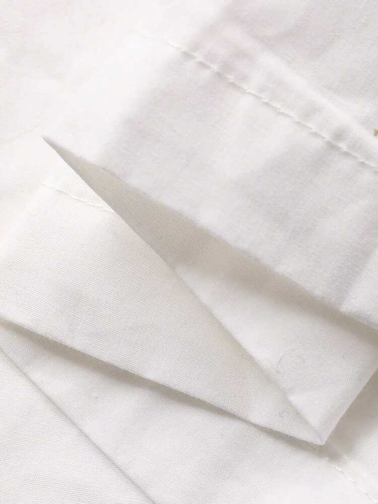 Women's Summer V-Neck Sleeveless Frill Trim Bow Tie Casual Pullover Blouse