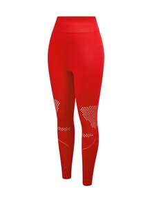 SHEIN Unity Women's Raglan Sleeve Long Sleeve T-Shirt And Leggings Sports Set - Multicolor - View 5