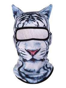 1 chiếc mặt nạ trùm đầu trượt tuyết hình mèo có tai. - Nhiều màu - Xem 3