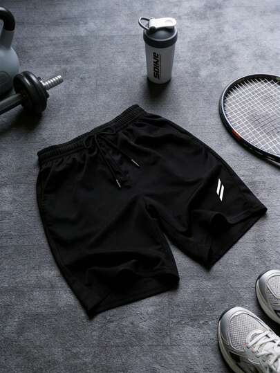 Manfinity Sport Corelite Pantalones cortos deportivos casuales con cordón para hombre