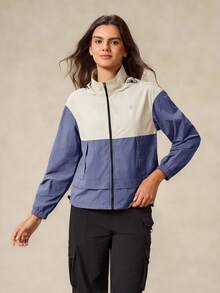OutZeal Women Outdoor Jacket Hiking Camping Water-Resistant Lightweight Hood Windbreaker Outdoor Tops Spring Fall - Multicolor - View 7