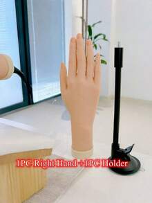 1件/2件 真人大小硅胶柔性美甲纹身修脚练习饰品展示摄影道具肤色手半脚模型艺术家摄影师家庭沙龙 - 彩色 - 查看 11