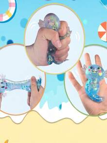 POKOJA LAND A Salamander Squishy Toy, With Rich Colors,Look Like Jelly, Sensory Toy, Stress Toy, Squishy Slow Rising, Cute And Strange, A Great For Children's Day, Party, Easter And Holiday.(Color And Style Random) - Multicolor - View 5