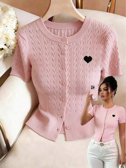 GlowEve New European And American Fashion Mixed Color Elegant Versatile Knitted Sweater Dress