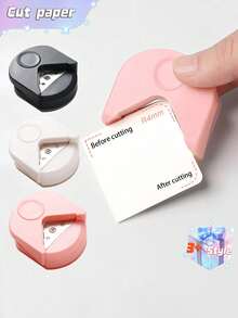 1pc Máy cắt góc tròn, Công cụ vát R4, Máy bo tròn ảnh giấy, Máy cắt góc màng cán mỏng, Máy cắt góc thẻ Quay lại trường học, Quay lại trường học, Đồ dùng học tập - Nhiều màu - Xem 1