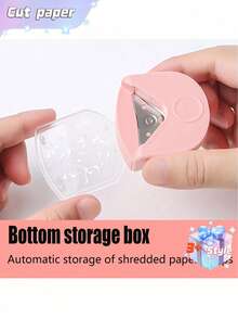 1pc Máy cắt góc tròn, Công cụ vát R4, Máy bo tròn ảnh giấy, Máy cắt góc màng cán mỏng, Máy cắt góc thẻ Quay lại trường học, Quay lại trường học, Đồ dùng học tập - Nhiều màu - Xem 2