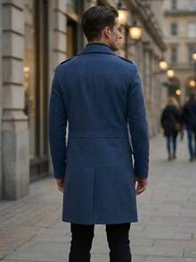 Abrigo 3/4 Midnight - Azul Marino - Ver 4