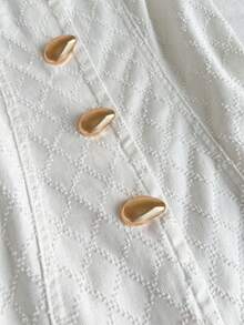 Comfortcana Bộ áo liền quần mùa hè không tay cổ chữ V màu trắng cho nữ với cúc vàng và họa tiết kim cương, trang phục mùa hè cho nữ, trang phục mùa xuân cho nữ, trang phục lễ hội cho nữ, áo liền quần lễ Phục sinh, áo liền quần thanh lịch cho tiệc tùng, trang phục đi biển cho nữ, trang phục đi biển, áo liền quần tốt nghiệp, áo liền quần thường ngày cho nữ, trang phục nghỉ mát cho nữ, áo liền quần đi nghỉ mát, trang phục công sở, trang phục đi xem hòa nhạc đồng quê cho nữ, áo liền quần màu trắng cho nữ. - trắng - Xem 2