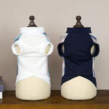 PETSIN 宠物春季新款狗狗服装 动物用品 宠物服装 狗狗背心 猫咪T恤 泰迪熊套装 小型动物服装 休闲酷炫背心 狗狗服装 猫咪服装 春夏两季新款背心 - 彩色 - 查看 7